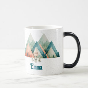 Mágica caneca de elfo de natal fofa