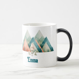 Mágica caneca de elfo de natal fofa