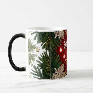 Mágica Caneca de Luxo Natalina com Mudança de Cor de Dupl