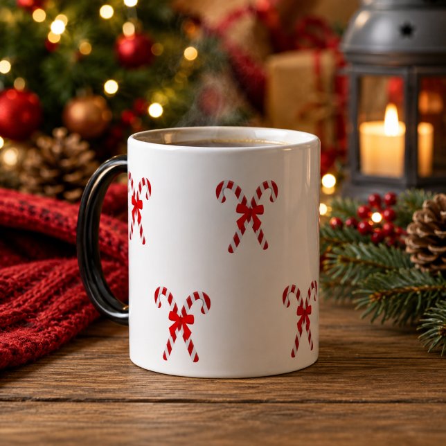 Mágica Caneca de Natal com Bastão de Doces (Criador carregado)