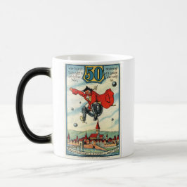 Mágica Caneca de nota de banco Notgeld de 50 Pfennig vint