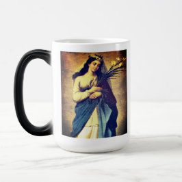 Mágica Caneca de Oração Personalizada Santa Filomena