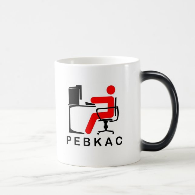 Mágica Caneca de PEBKAC (Direita)