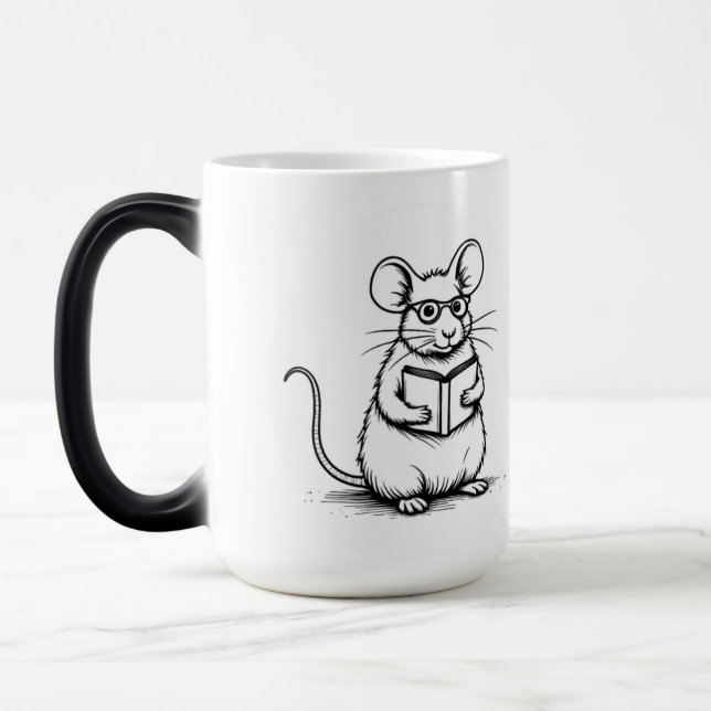 Mágica caneca de rato engraçada (Esquerda)