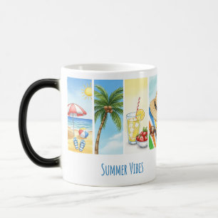 Mágica Caneca de Sublimação Vibrações de Verão Retrô na P