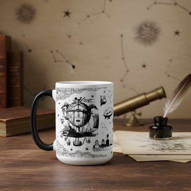 Mágica Caneca de Viagem Steampunk (Criador carregado)