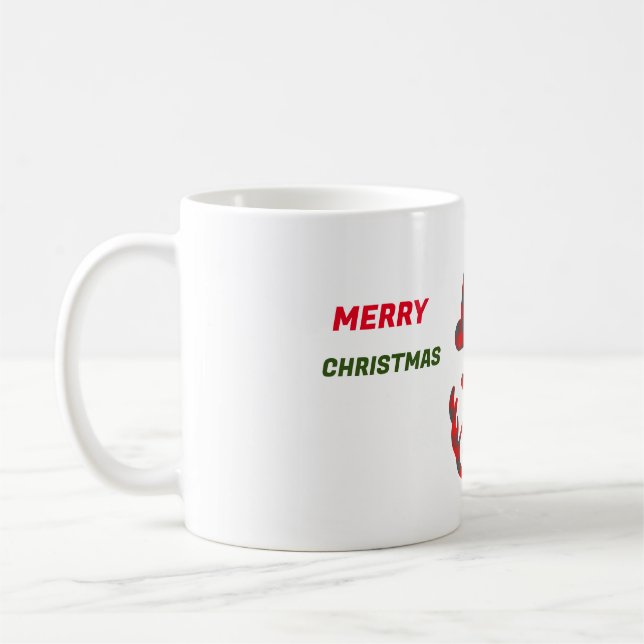 Mágica caneca de xadrez moderna de Natal (Esquerda)