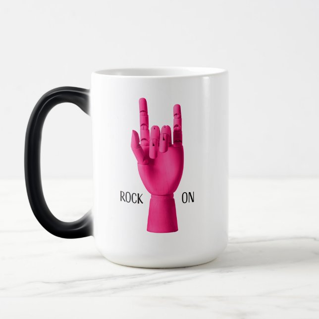 Mágica Caneca divertida para o verdadeiro roqueiro (Esquerda)