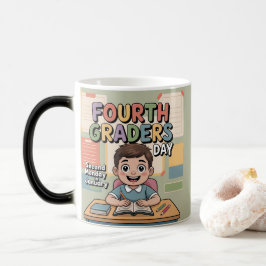 Mágica Caneca do Dia do Aluno da Quarta Série em Janeiro