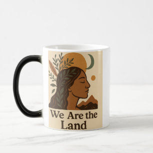 Mágica Caneca do Dia dos Povos Indígenas Café Boho Terr