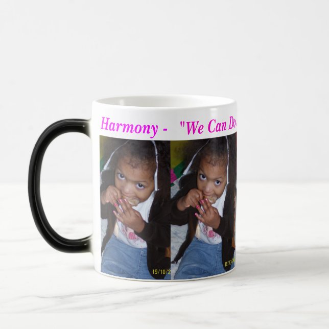 Mágica Caneca do elogio personalizada - adicione seus (Esquerda)