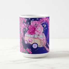 Mágica Caneca do Ônibus Beaver Vintage Rose