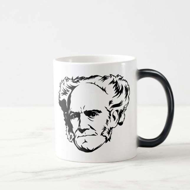 Mágica Caneca do retrato de Schopenhauer (Direita)
