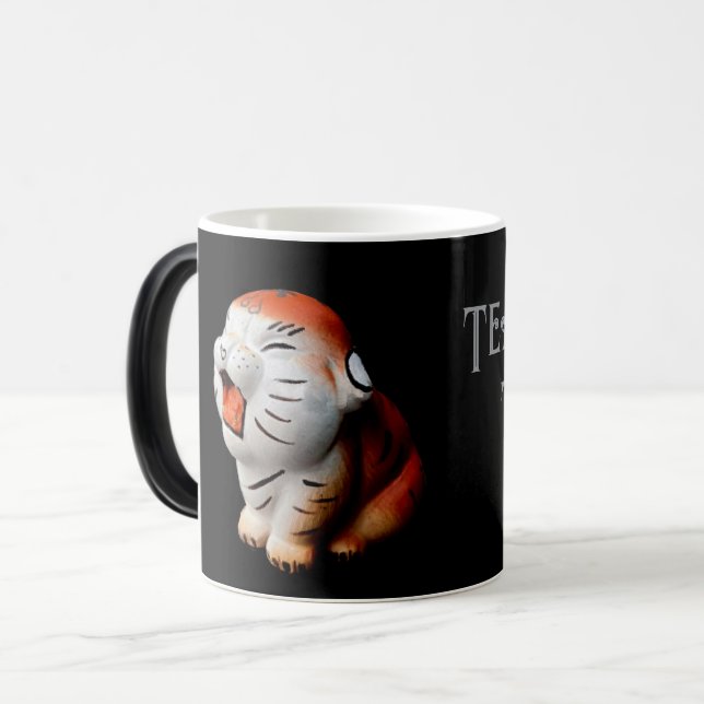 Mágica Caneca do Tigre Pet de Chá (Frente Esquerda)
