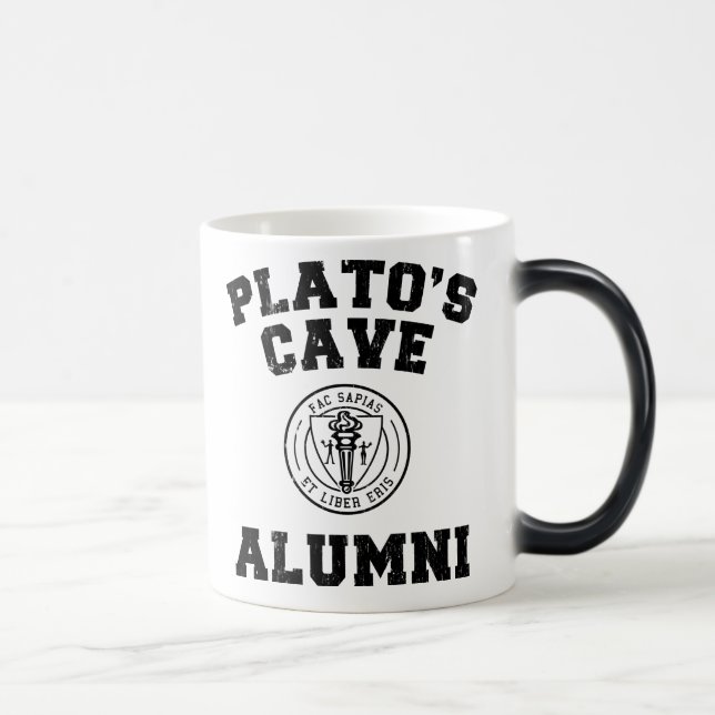 Mágica Caneca dos alunos da caverna de Plato (Direita)