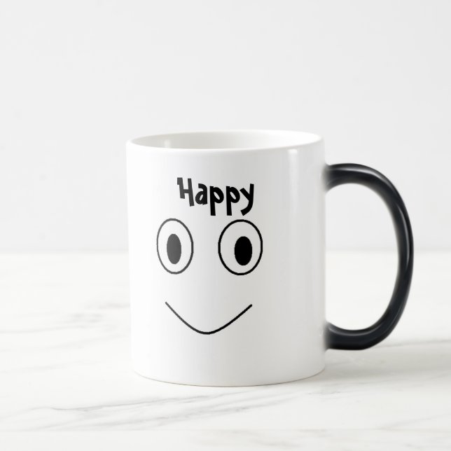 Mágica Caneca em mudança da temperatura feliz (Direita)