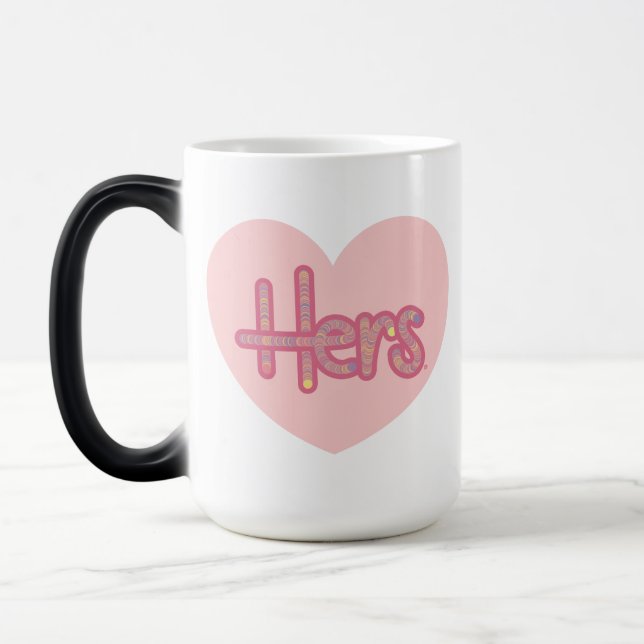 Mágica Caneca Hers Heart (Esquerda)