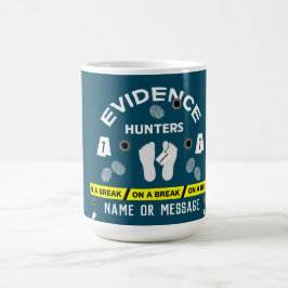 Mágica Caneca investigadora de criminalística científica 