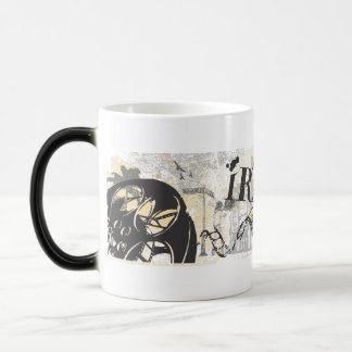 Mágica caneca irado do grunge