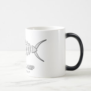 Mágica caneca jurássico da carpa