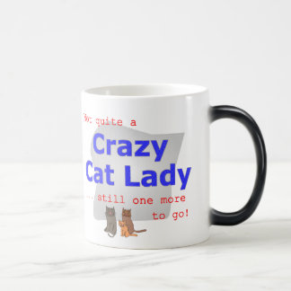 Mágica Caneca louca da senhora do gato