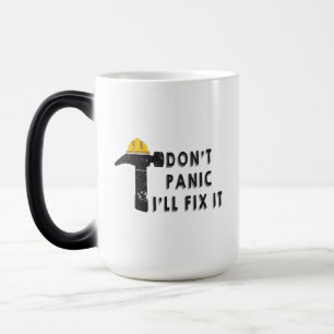 Mágica Caneca 'Martelo - Não Entre em Pânico, Vou Consert