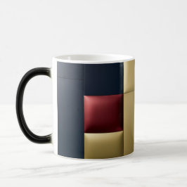 Mágica Caneca Morfa Luxuosa Com Almofada em Bloco de Cor