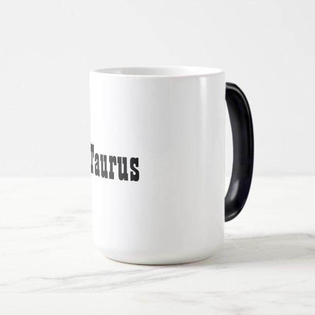 Mágica Caneca Mórfica do Signo de Touro (Frente Esquerda)