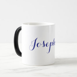 Mágica Caneca Mórfica Nome Azul Josephine
