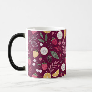 Mágica Caneca Mórfica – Padrão de Frutas Ocultas por JoyC