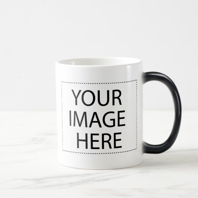 Mágica Caneca morfina - veja através do modelo de café de (Direita)