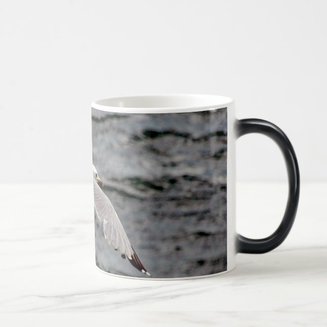 Mágica Caneca Morfing Glide Preto/Branco 325 ml (Direita)