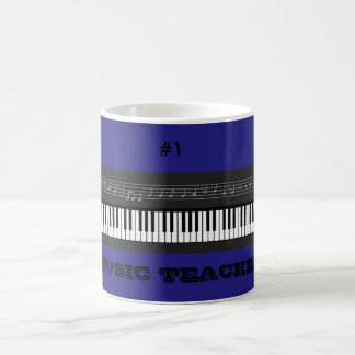 MÁGICA CANECA MORPHING DA MÚSICA AZUL DO PIANO DA