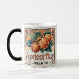 Mágica Caneca Morphing Dia da Ameixa em Art Nouveau