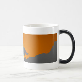 Mágica Caneca morphing do lobo do urro