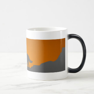 Mágica Caneca morphing do lobo do urro