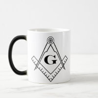 Caneca Morphing do quadrado e do compasso