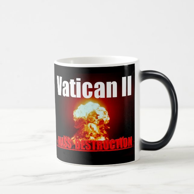 MÁGICA CANECA MORPHING DO VATICANO II (Direita)