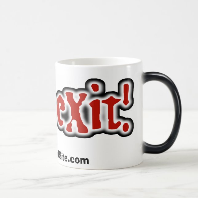 Mágica caneca nova, www.eXitBandSite do exitlogo… (Direita)