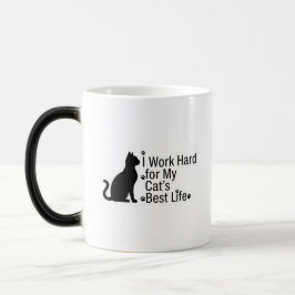 Mágica Caneca para Amante de Gato Engraçado – Trabalho Du