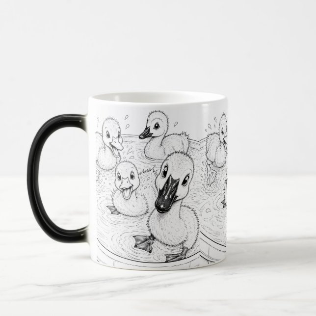 Mágica Caneca Patinhos Bobos (Esquerda)
