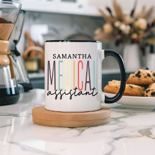 Mágica Caneca Personalizada de Assistente Médico com Nome