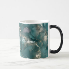 Mágica Caneca Personalizada de Luxo com Padrão de Mármore