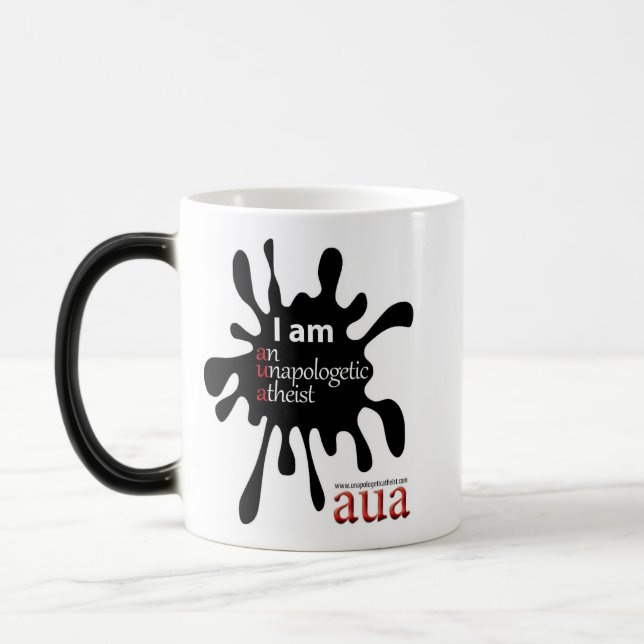 Mágica Caneca reactiva do calor do AUA (Esquerda)