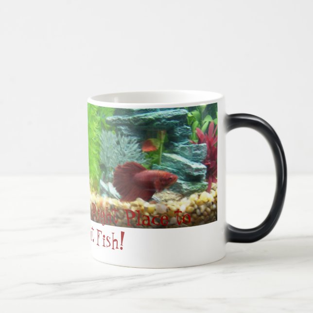 Mágica Caneca suja da campainha da beira - personalizada (Direita)