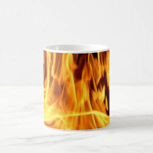 Mágica Chamas que Morphing a caneca