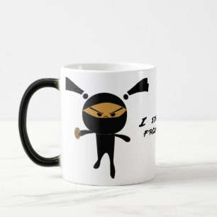 Mágica Como uma caneca de Ninja