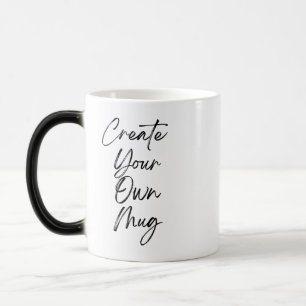 Mágica Crie Sua Própria Caneca de Café de 15oz com Duas C