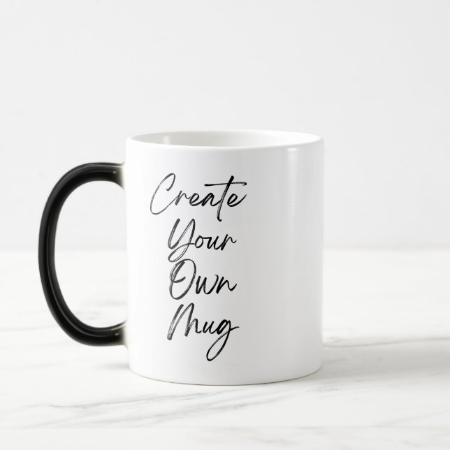 Mágica Crie Sua Própria Caneca de Café de 15oz com Duas C (Esquerda)