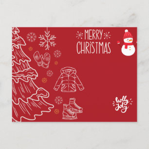 Mágica de Natal: Cartões Joyful com Motifs Feriado